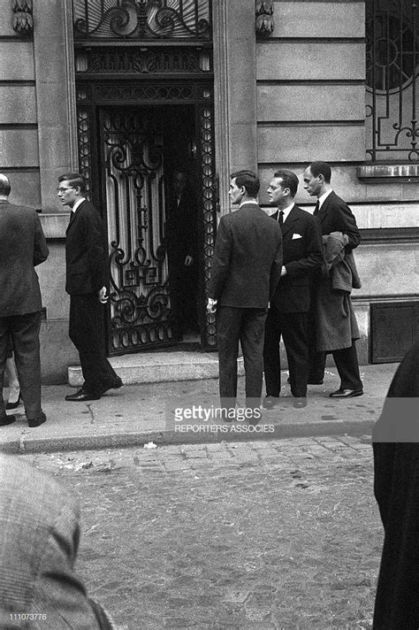 yves saint laurent at christian dior's funeral|christian dior death date.